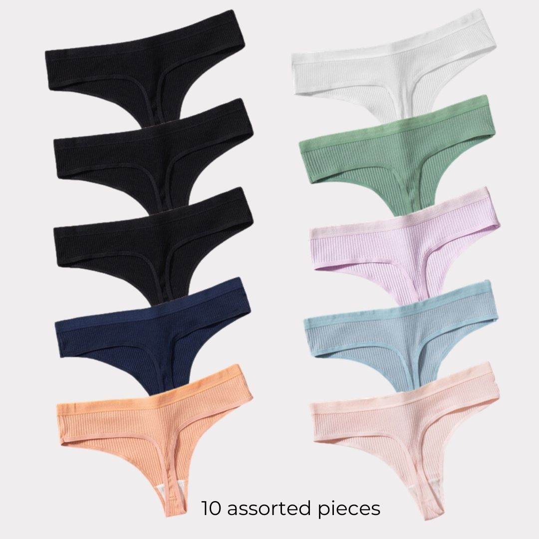 Tanga ComfortCotton [Antibacteriana] – Paga 5, Llévate 10