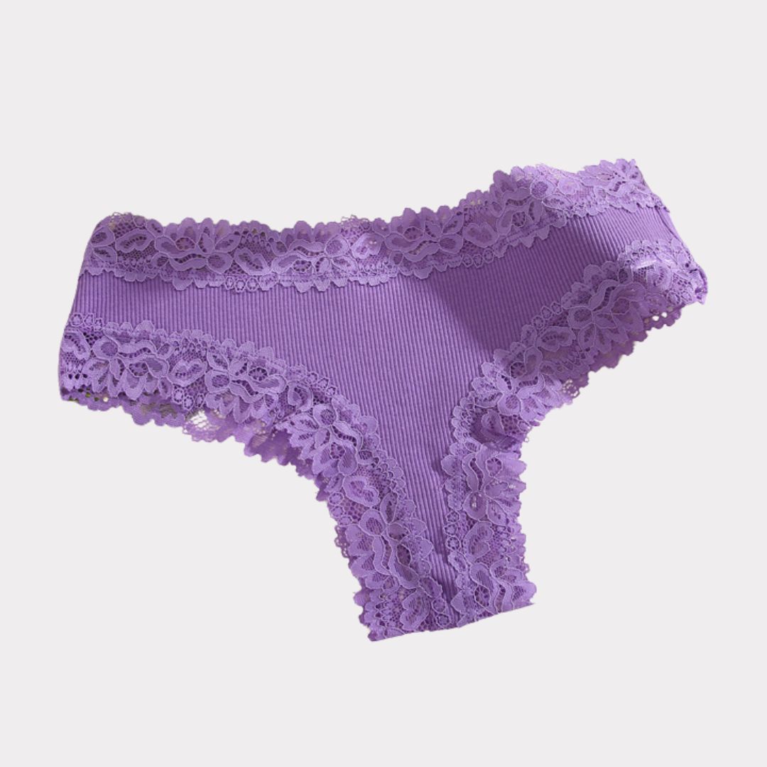 CottonLace Thong [Antibacterial] - Buy 4, Get 8