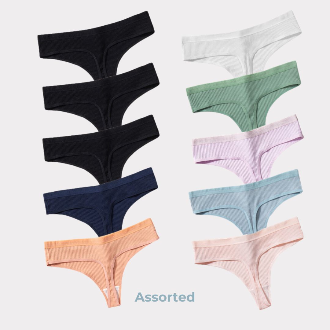 ComfortCotton® Thong [Antibacterial] – Buy 5, Get 10