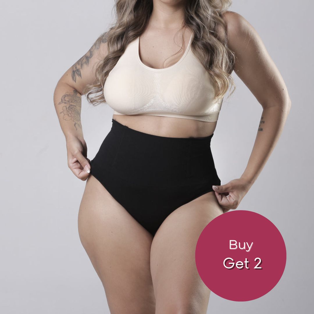 High Waist Tummy Control Shapewear Panties -  Buy 1, Get 2
