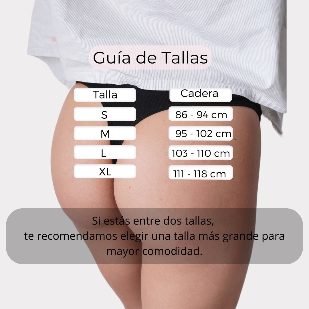 Tanga ComfortCotton [Antibacteriana] – Paga 5, Llévate 10