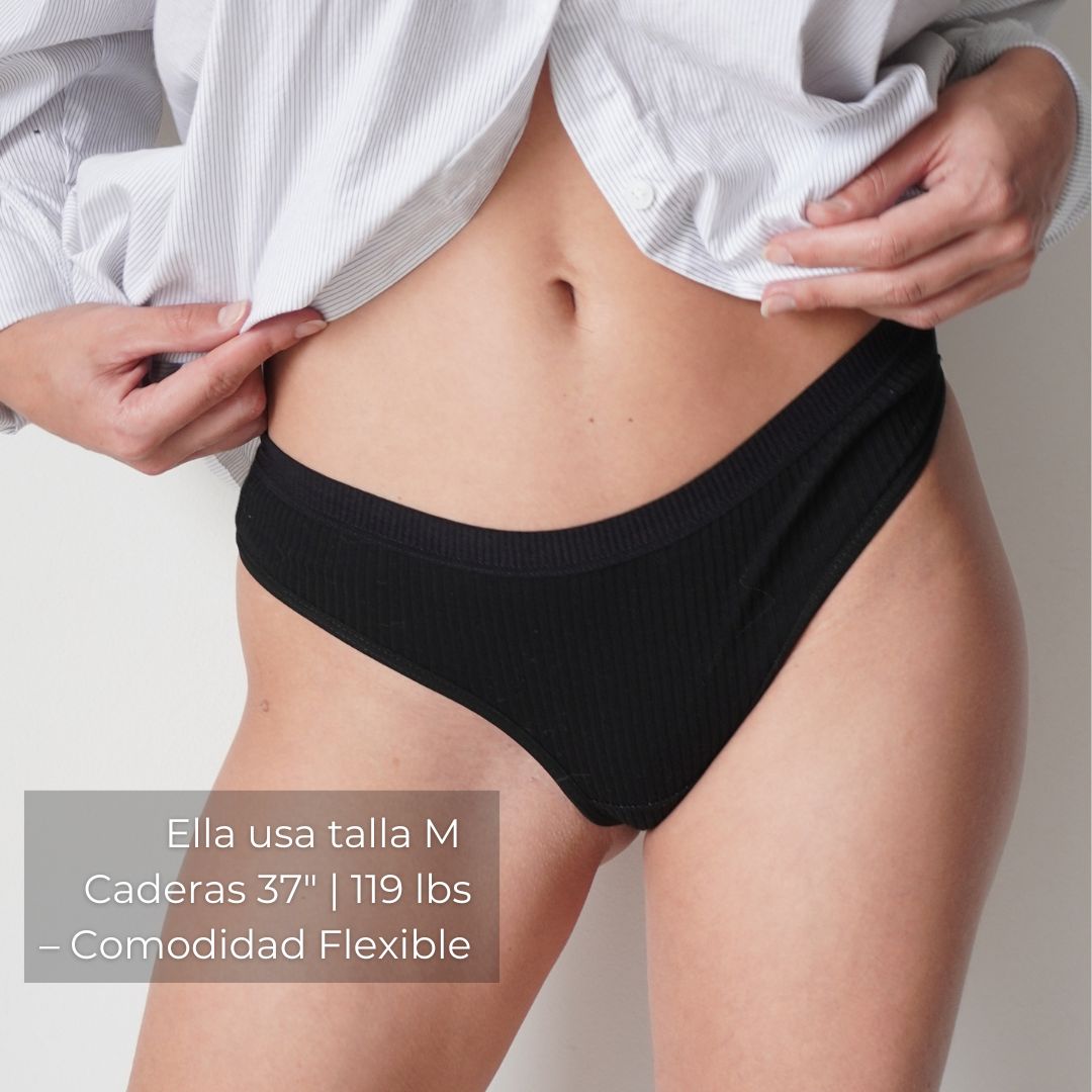 Tanga ComfortCotton [Antibacteriana] – Paga 5, Llévate 10